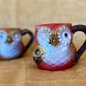 Colorful Owl Ceramic Mug